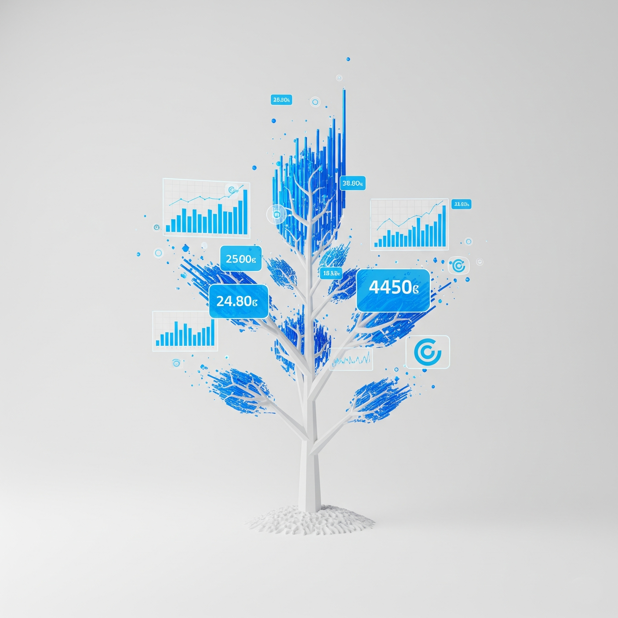 Icono de IA para Crecimiento